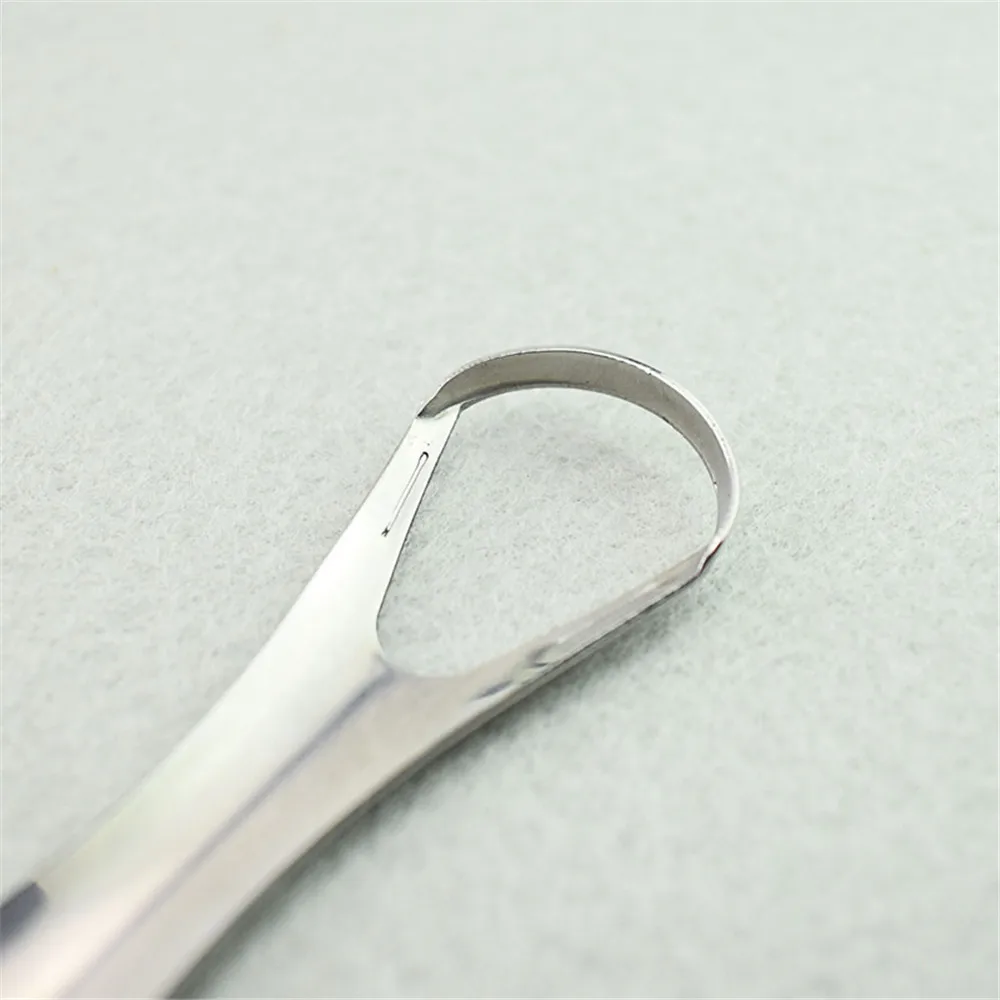 Многоразовый скребок для языка из нержавеющей стали уход за полостью рта