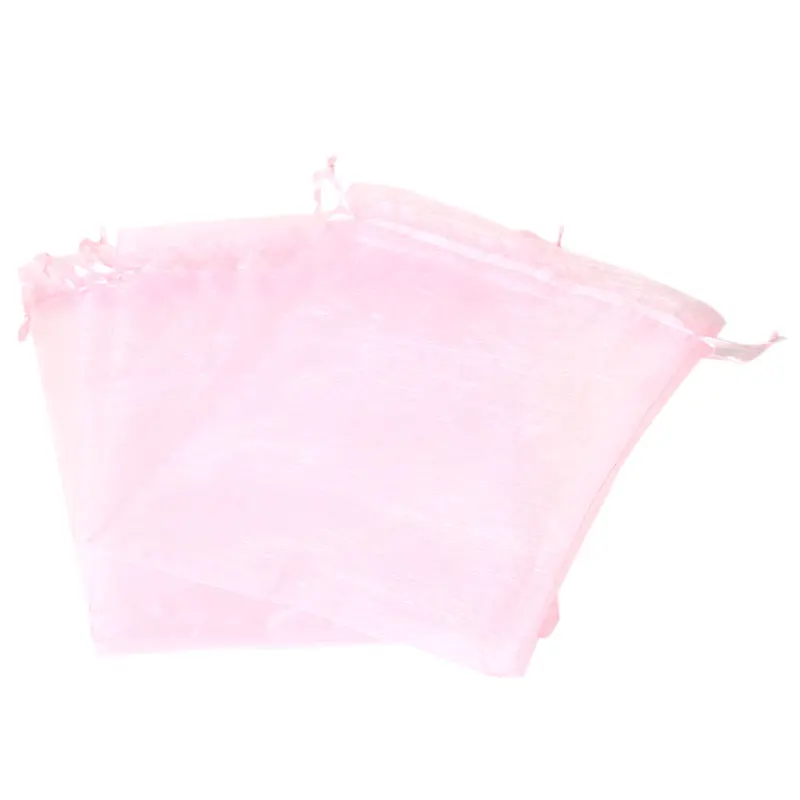 Doreen коробка мешочки для украшений из органзы сумки хранения Drawstring прямоугольник