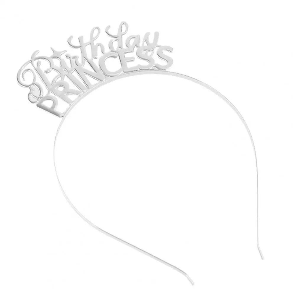 С Днем Рождения повязка на голову для девочки милые вечерние Тиара укладки волос