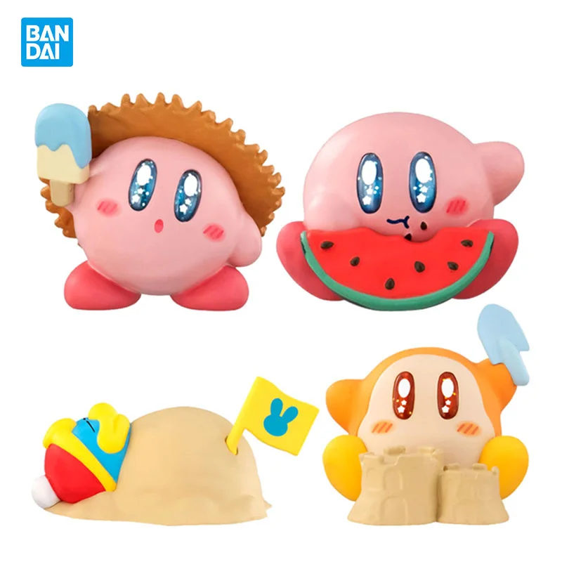 

Женская Оригинальная кукла Kirby, коллекционная мини-кукла, летняя пляжная экшн-фигурка из ПВХ, модели Brinquedos