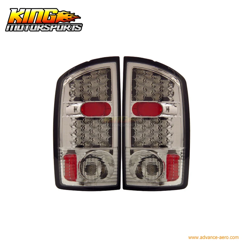 Подходит для 2002 2006 Dodge Ram 1500 2500 3500 светодиодный задний фонарь хром США Бесплатная
