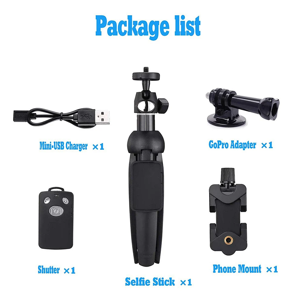 Портативная Bluetooth селфи палка со штативом выдвижной складной монопод для iphone 11 x