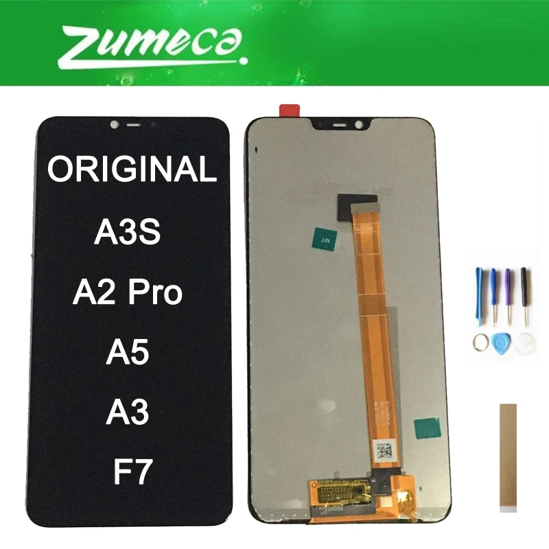 ЖК-дисплей и кодирующий преобразователь сенсорного экрана в сборе для Oppo A3S/A2