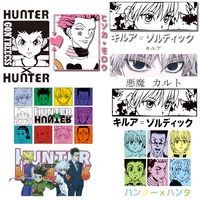 iron on transfer anime full time hunter patches for clothing diy applique heat transfer vinyl letter patch stickers on clothes