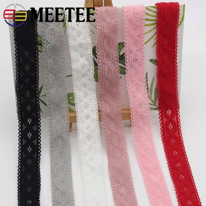 Meetee 22 метра 20 мм многоцветная эластичная лента кружевное полотно сделай сам