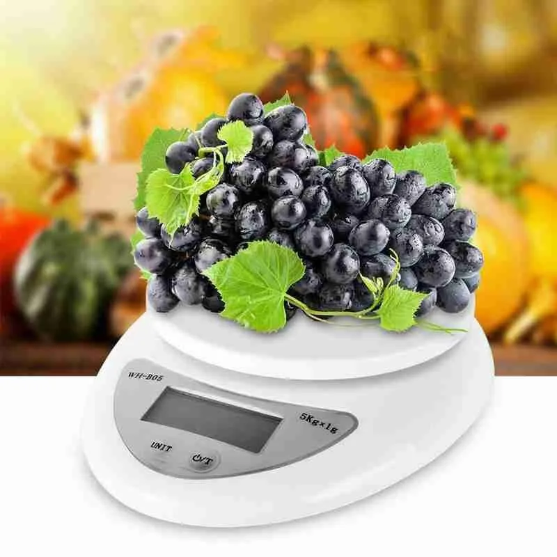 

1kg/5kg Digital Kitchen Gramera Food Scales ABS Precision Weigh Home Electronic Kitchen Kitchen Scale Gramera Balance Digit O4G9
