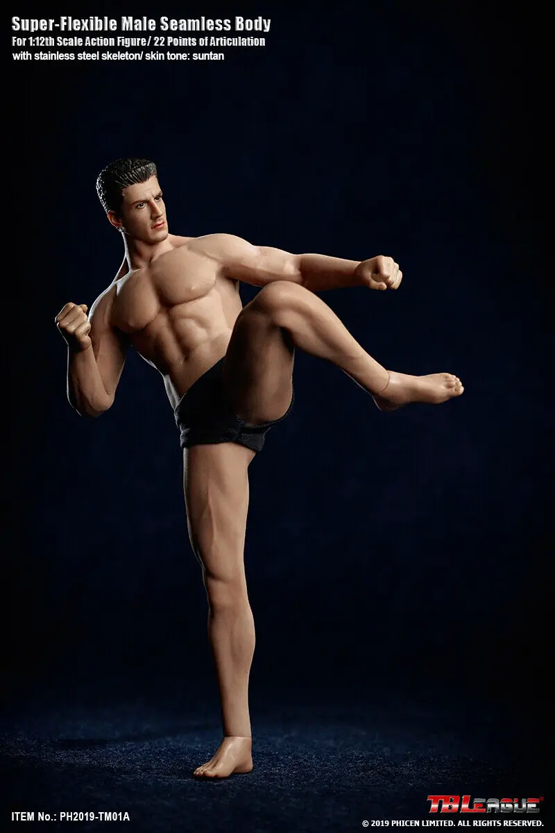 TBLeague TM01A 1/12 мужская модель тела и головы гибкая фигурка кукла игрушка