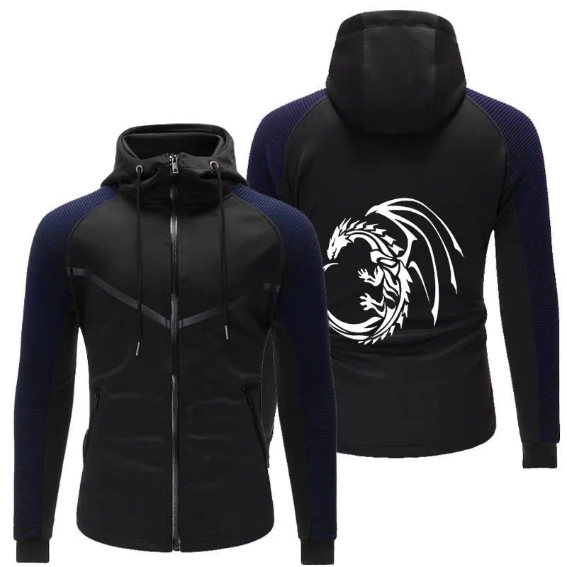 

Мужской новый гоночный костюм, одежда большого размера с индивидуальным логотипом, «сделай сам», дышащее пальто, ветрозащитная Повседневна...