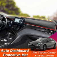 car styling for toyota camry xv70 2021 present lhdrhd dashboard mat protective interior anti pad shade cushion auto accessory