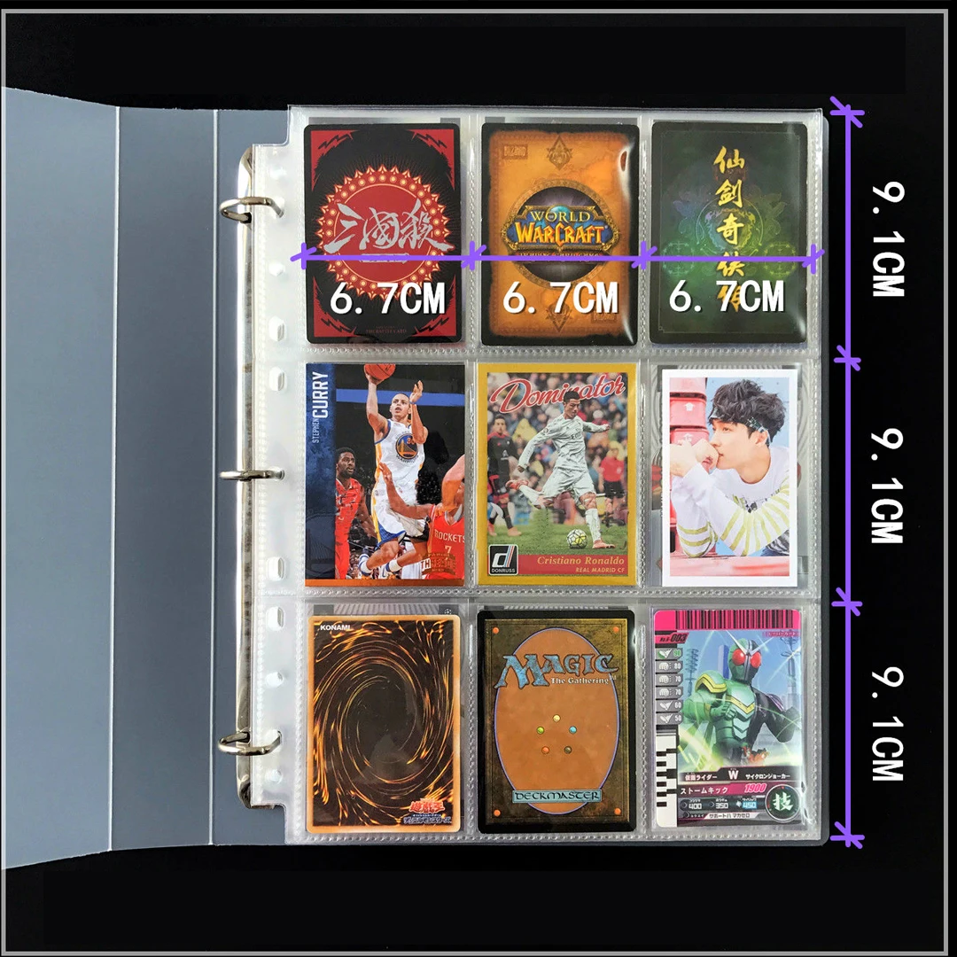450 карманов 900 вместительных карточек держатель для карт альбомы Pokemon gcc MTG Magic Yugioh