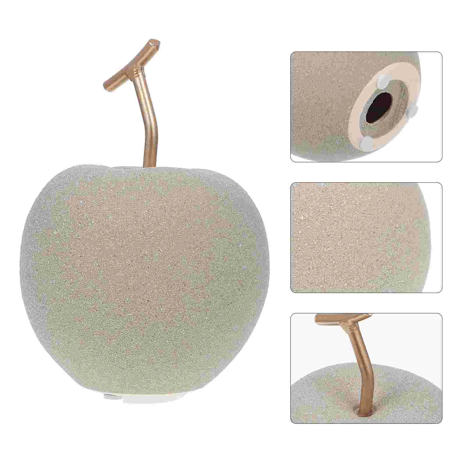 

1Pc Adorable Tabletop Ornament Festive Home Decor Ceramic Fruit Shape Ornament