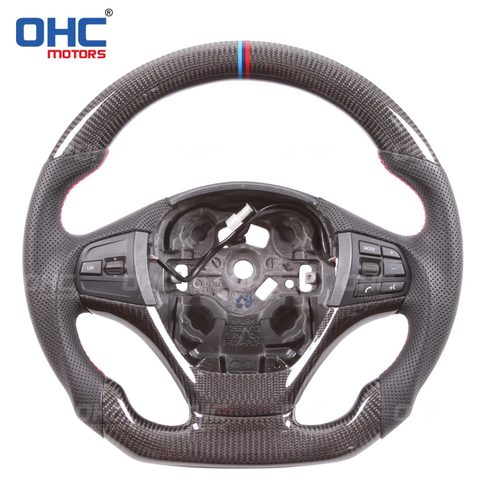 

100% Real Carbon Fiber Steering Wheel compatible for F20 F22,F23 & F45 F30,F31 F32,F33,F36 F20 F20 F30 F32 1 M1