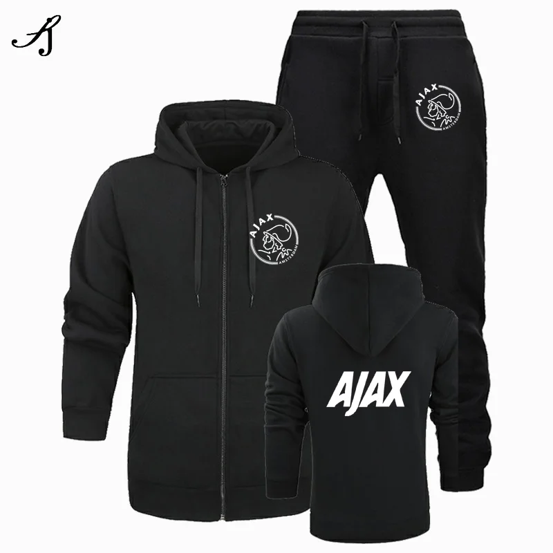 Новинка 2020 спортивная одежда модная Толстовка AJAX мужская двухкомпонентная из