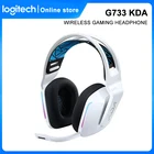 Игровая гарнитура Logitech G733 KDA LIGHTSPEED, беспроводная, RGB, DTS X2.0 7,1, объемный звук, синий голос, микрофон, наушники для ПК