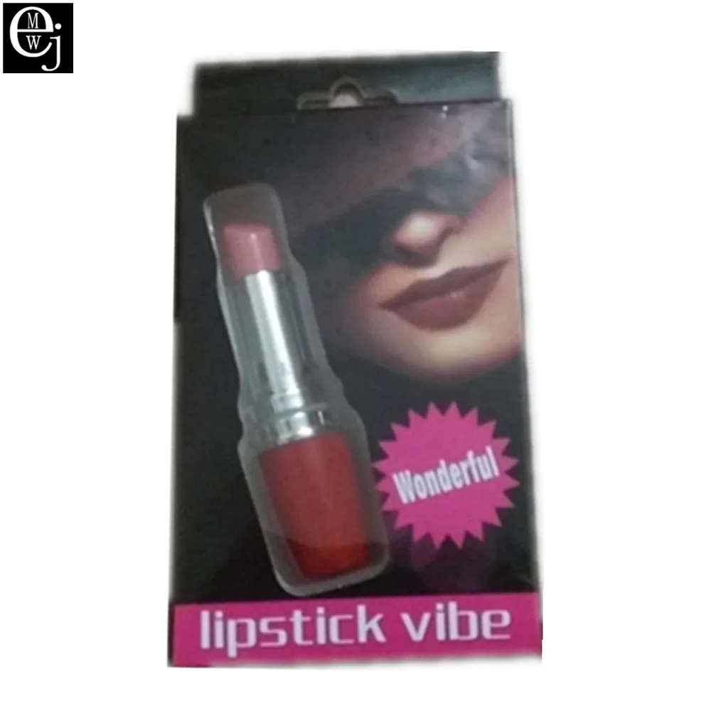Вибратор для губной помады с коробкой интимные игрушки женщин секретный