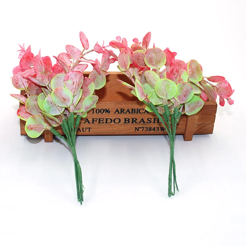 Горячие 6 искусственных растений для семьи Свадебные украшения аксессуары