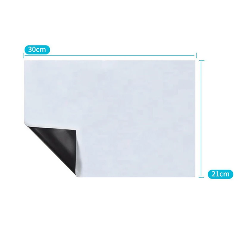

1pcs Magnetic Marker Pen Whiteboard Eraser Marker A4 Reminder Fridge Magnetic Whiteboard Family Message Board Office Memo Kid