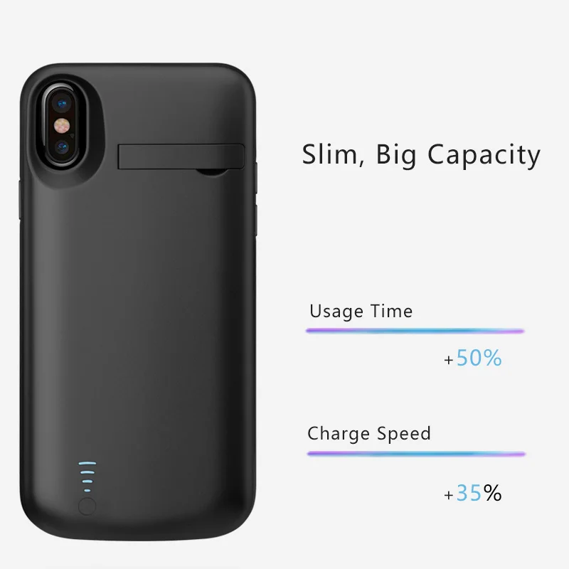 Чехол для iPhone X XS XR Max 5000 мАч|Чехлы с аккумулятором| |