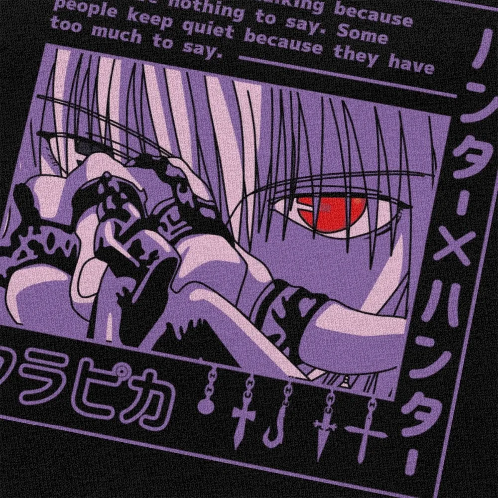 

Women Hoodies Hunter X Hunter Women Pullovers Hoodies Sweatshirts Killua Zoldyck Devil Eye Print Anime Hoody Streetwear Tops