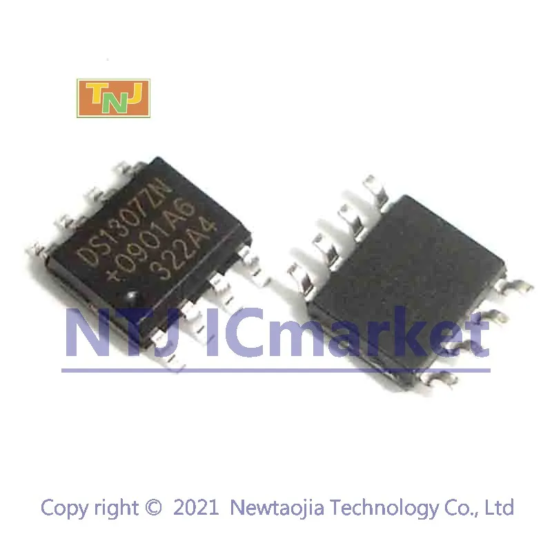 50 шт. DS1307ZN SOP-8 DS1307Z DS1307N DS1307 1307 64X8 последовательные часы в реальном времени IC чип -