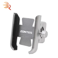 v 310 mobile phone bracket for zontes v310 310v 2019 2021 cnc aluminum alloy handle bar gps stand holder motorcycle accessories