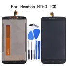 Оригинальный ЖК-дисплей 5,5 ''для  HT50 + цифровой преобразователь сенсорного экрана в сборе, запчасти для экрана HT50