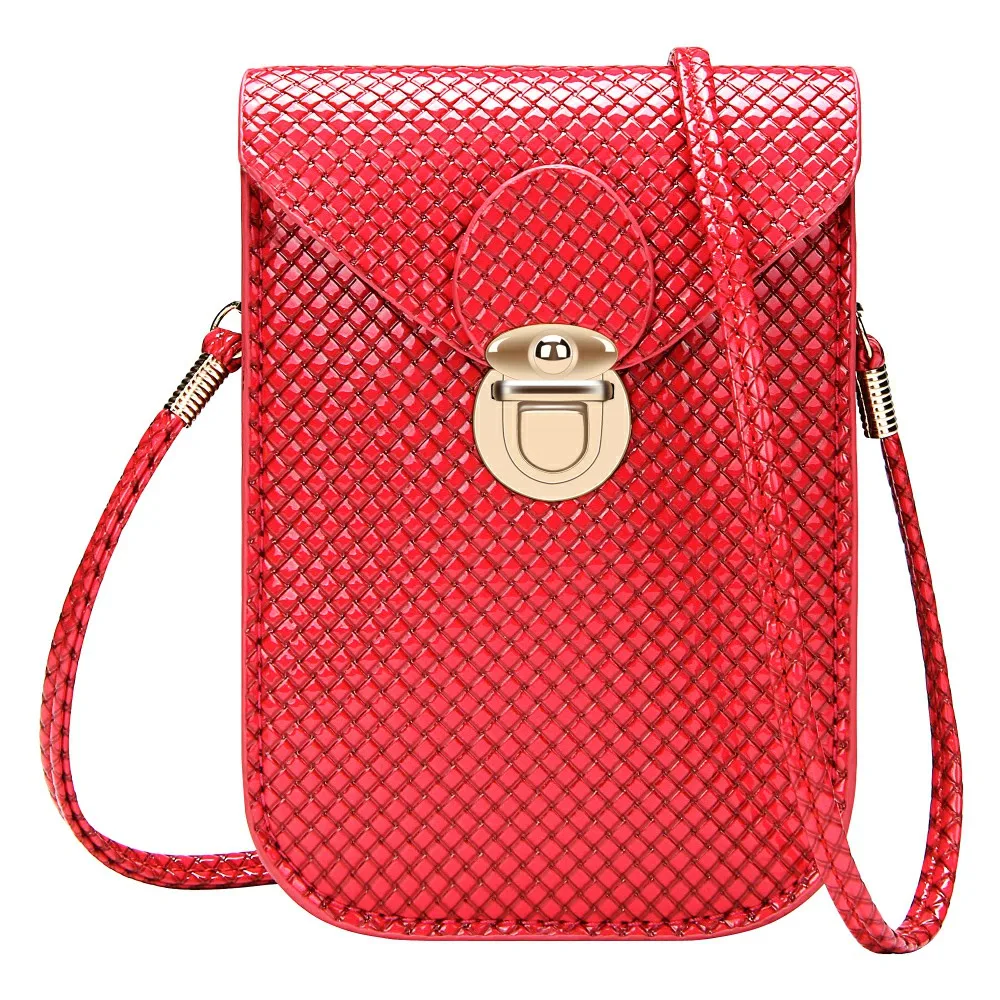 Флуоресцентные цвета 2020 женские ранцы Модный маленький кошелек для смены тканые