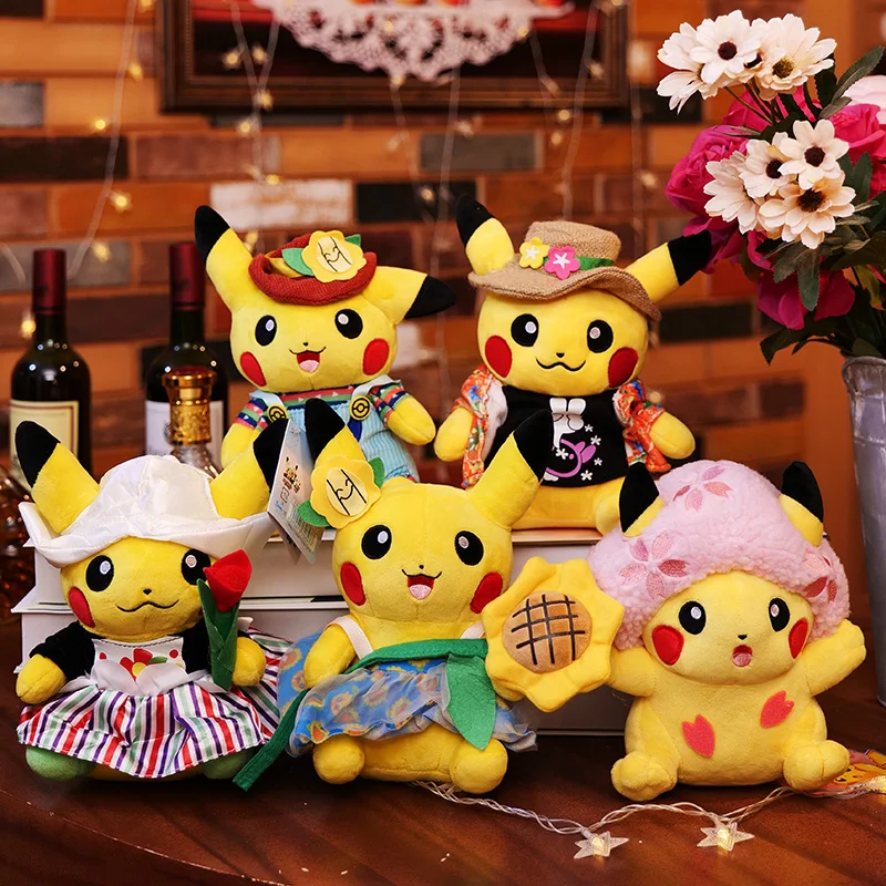 pikachu Transform series plush toy lovel stuffed hobby collection doll kawaii anime gift for girl friend | Игрушки и хобби
