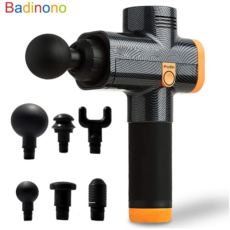 Массажный пистолет беспроводной ручной глубокий ткани и мышечный массажер после