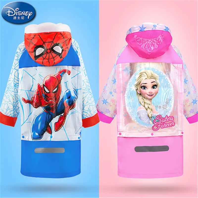 Disney плащ пончо для детей с персонажами из мультфильмов Человек паук изображением