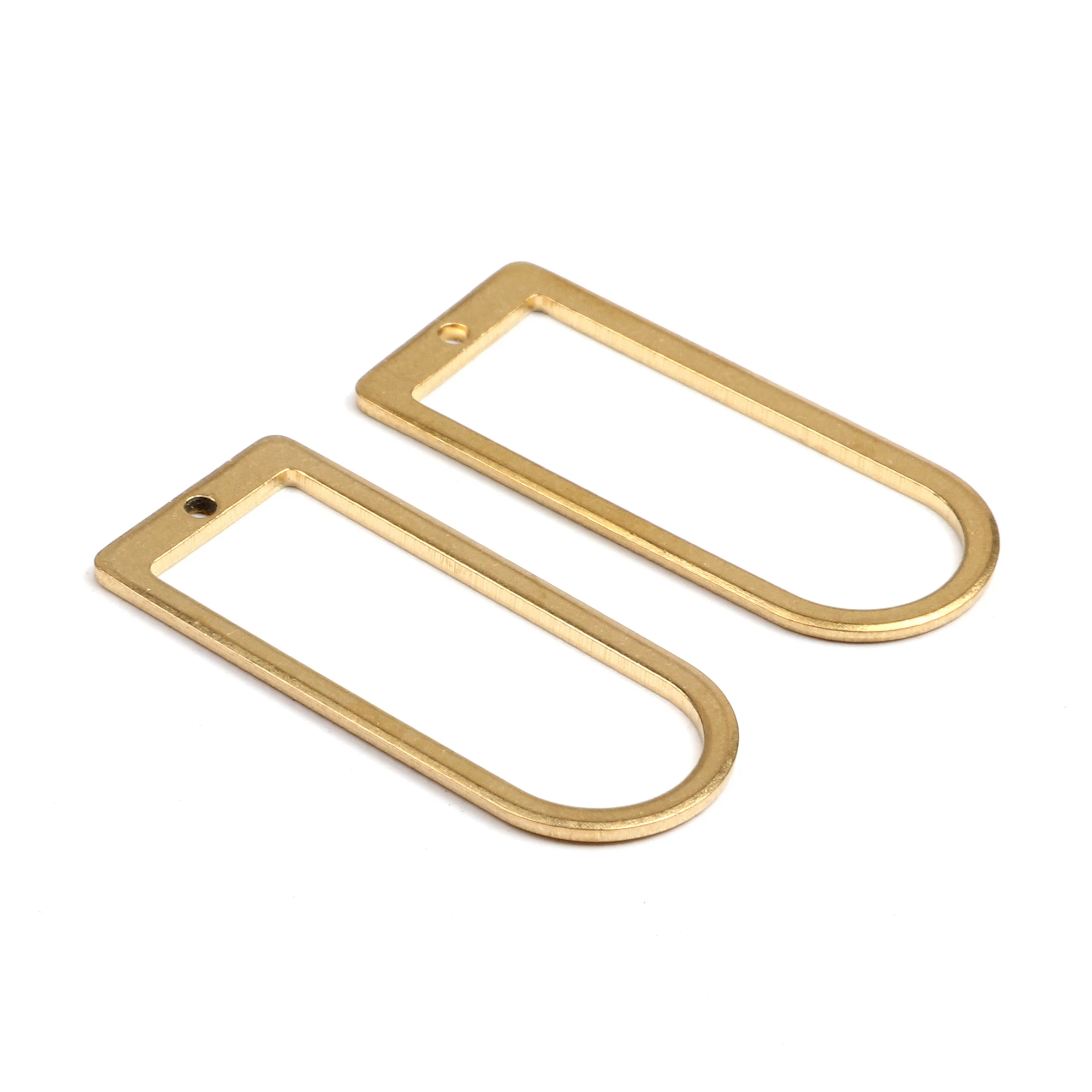 Латунные подвески D латунные украшения для сережек из сырой латуни