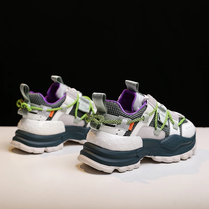 

2021 New Sneakers Women Casual Shoes Fashion Thick Bottom Basket Femme Ladies Trainers Chunky Sneakers Women Zapatillas De Mujer