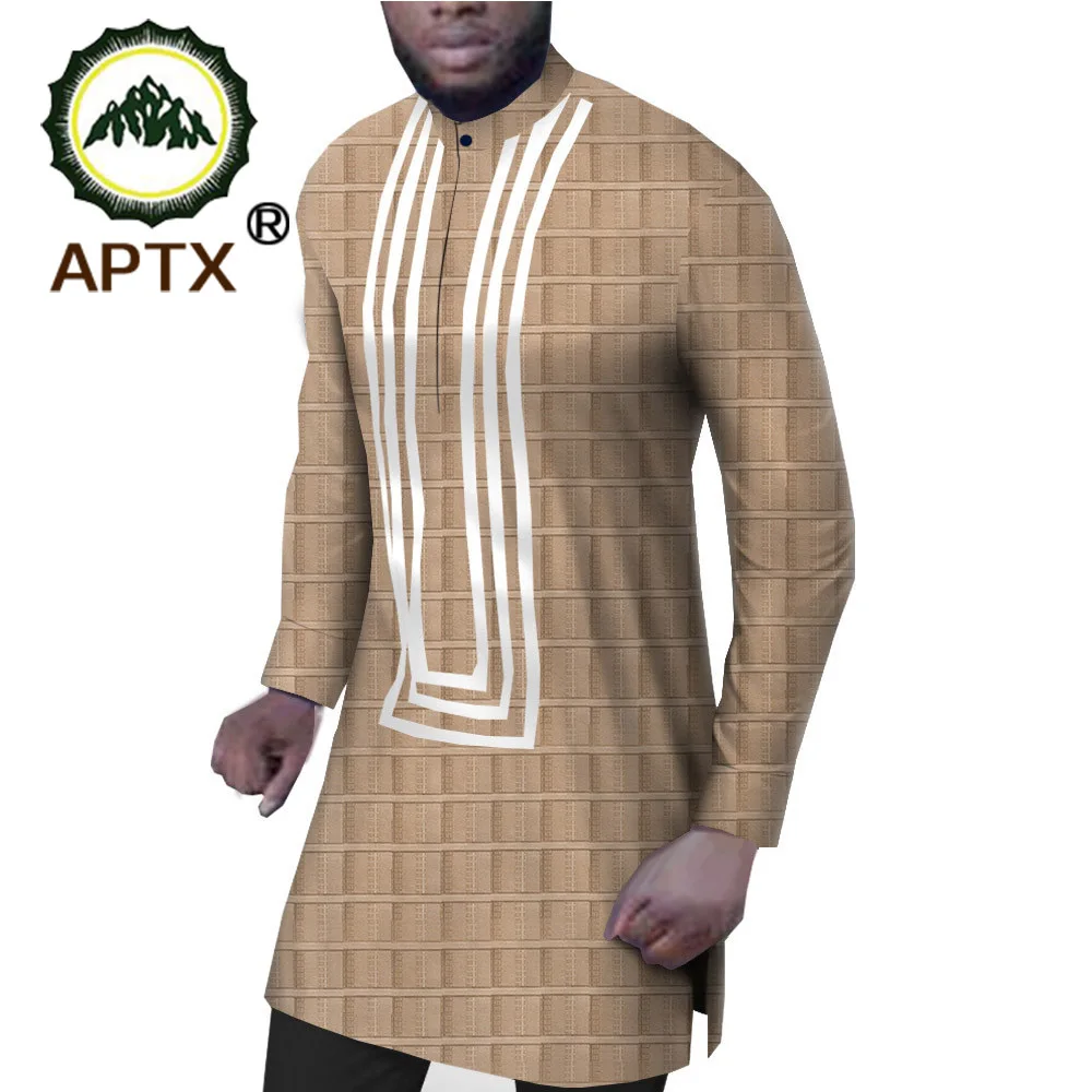 Традиционная рубашка bazin для мужчин изготовленная по индивидуальному заказу