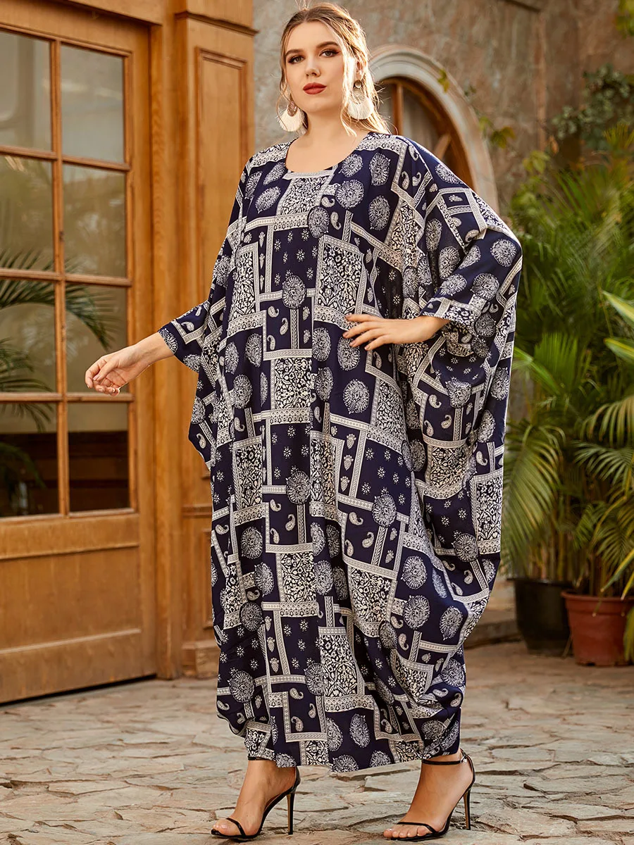 Арабское платье Abaya в Дубае женские мусульманские макси платья кимоно длинные