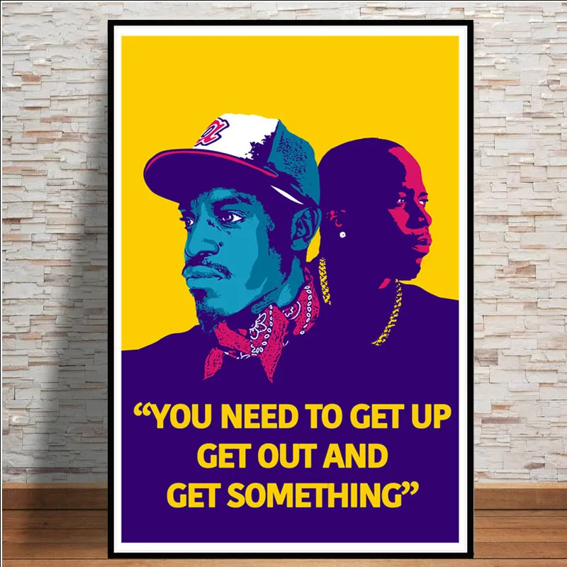 Плакаты распечатки Outkast США альбом рэп музыка звезда хип-хоп рандомная Картина на