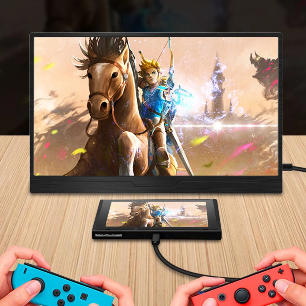 14 &quot1080P IPS Портативный игровые мониторы для PS4 XBOX переключатель супер тонкий