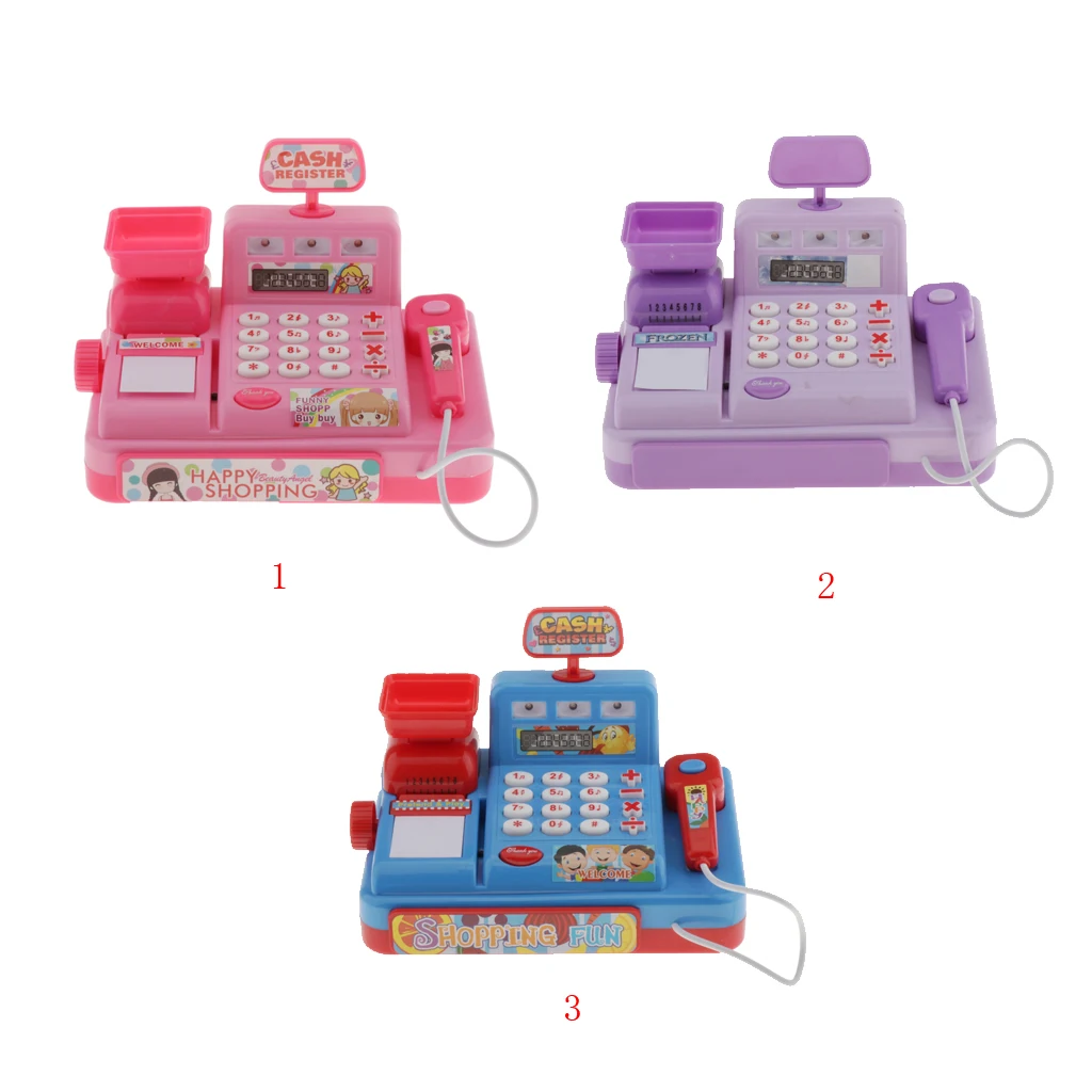 

Multifunctional Cash Register with Lights and Sounds Pretend Electronic Toys