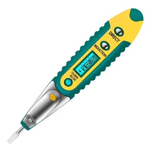 Новая высокоточная электрическая отвертка с тестером 220 В AC DC Выходная цепь детектор напряжения цифровой тестер ручка с ночным виденьем - изображение