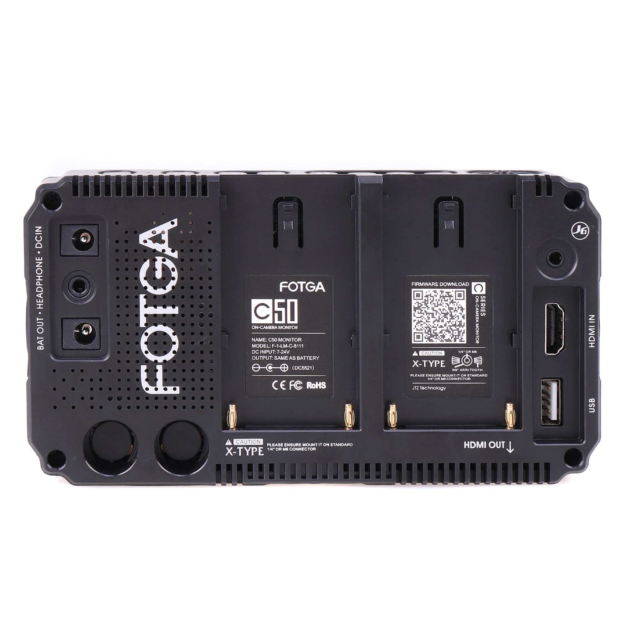 Переходное кольцо для объективов Fotga C50 5 дюймов 3G SDI 3D-LUT Камера монитор 2000nit HD IPS