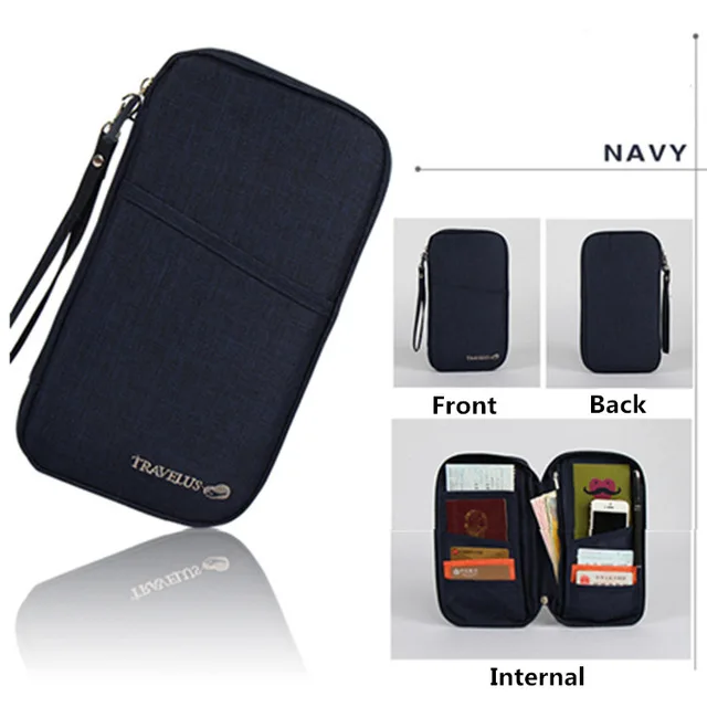 Y quality travel document storage bag wallet passport ID ticket flight credit card package box passport package - Цвет: Y