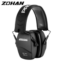 zohan shooting ear protection safety earmuffs noise reduction slim passive hearing protector foldable nrr 26db headset