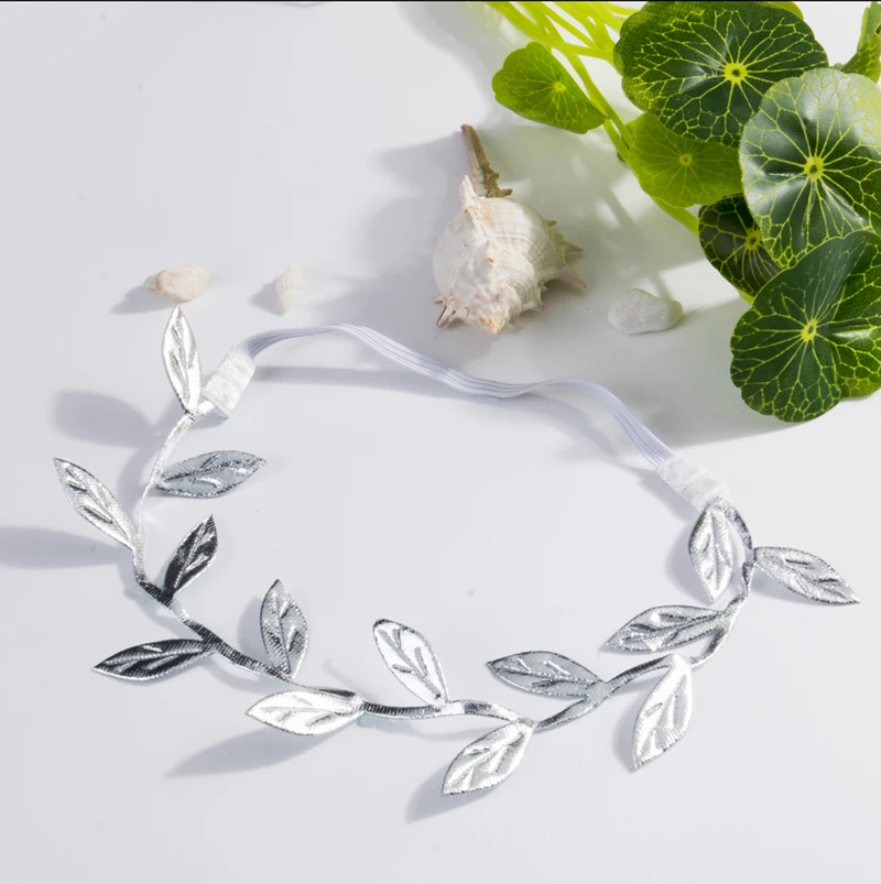 Ободок в виде листьев набор символ мира Оливковая ветвь милый ободок для волос с