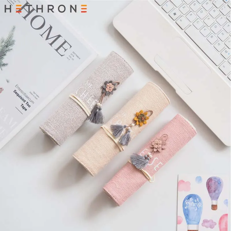 Hethrone 3D однотонный чехол-карандаш с кисточкой и подвеской в стиле ретро на ремешке