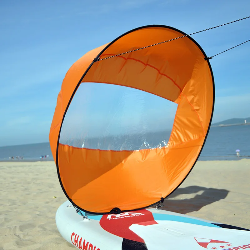 

Foldable Kayak Windsurfing Water Skiing Paddle Rowing Paddle Board Sailing Surfing Paddling Paddle Wind Clear Window Kayak Sail