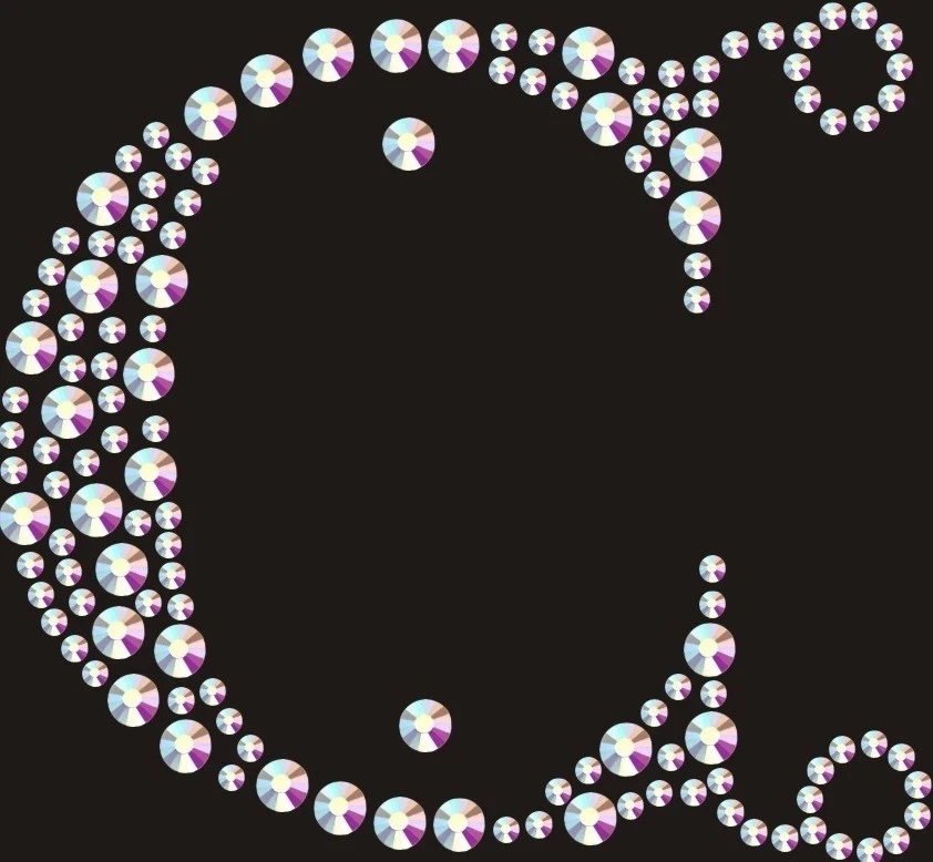 2 шт./лот стразы с надписями горячая фиксация железные Стразы|iron on rhinestone|iron rhinestone