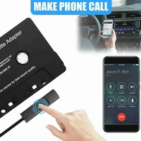 new car tape cassette audio aux adapter smartphone cassette adapter bluetooth compatible aux stereo music car cassette player