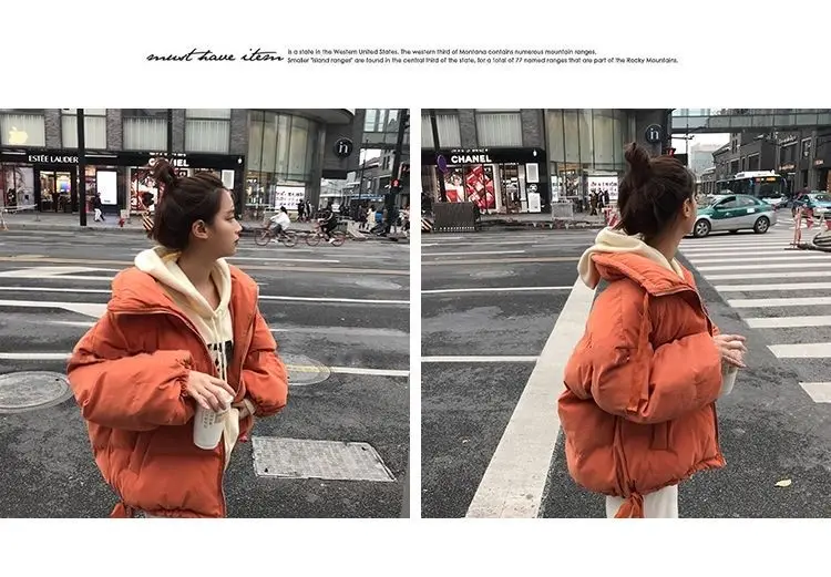 Neploe/осенне-зимняя Корейская парка, Женская однотонная куртка на молнии со стоячим воротником и шнуровкой, сохраняющая тепло, корейские зимние парки, пальто 55003