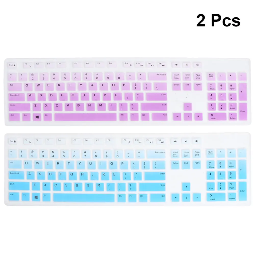 2 шт. Пыленепроницаемая клавиатура силиконовая защита для клавиатуры