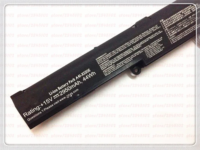 GYIYGY 15V 2950 мА/ч 44Wh A41-X550E Аккумулятор для ноутбука ASUS X450 X450E X450J X450JF A450J A450JF A450E F450E X55LJ4G |