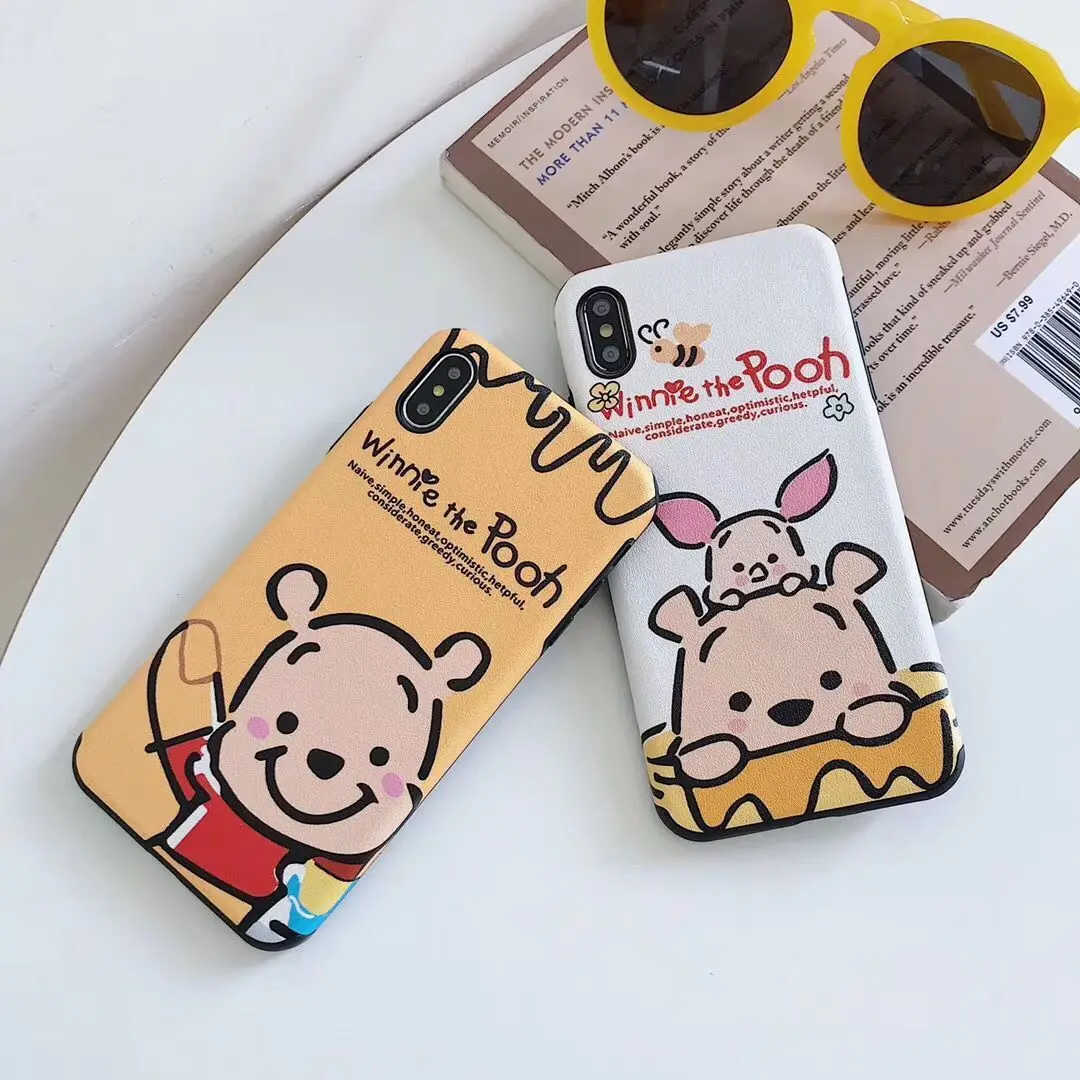 

2021 Disney Winnie for iphone 6/6s/7/8 plus x xsmax xr iphone11 pro Max cute girl couple creative phone case